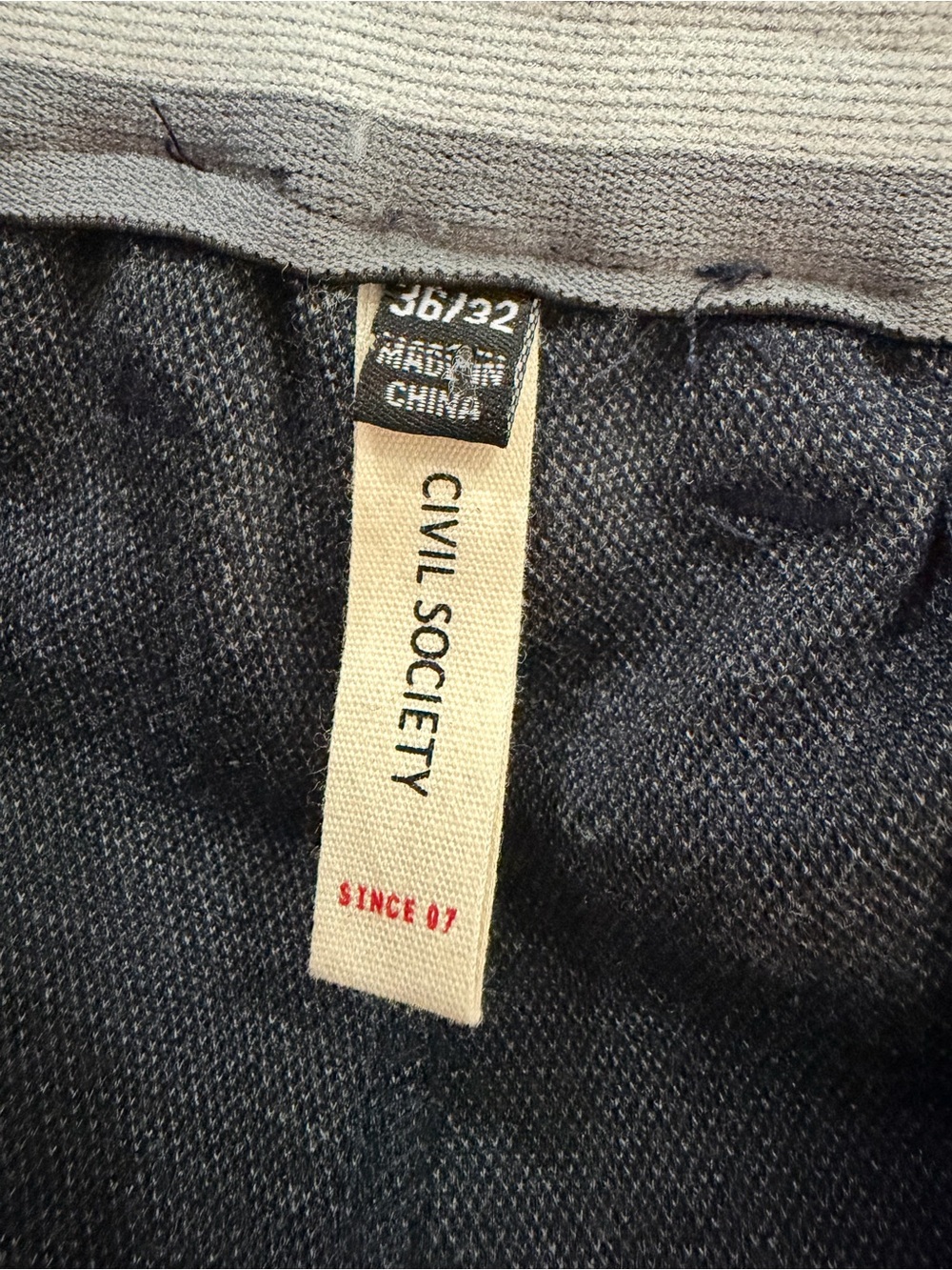Civil Society Slim Fit Pin Dot Knit Pant - Navy - Picture 9 of 10